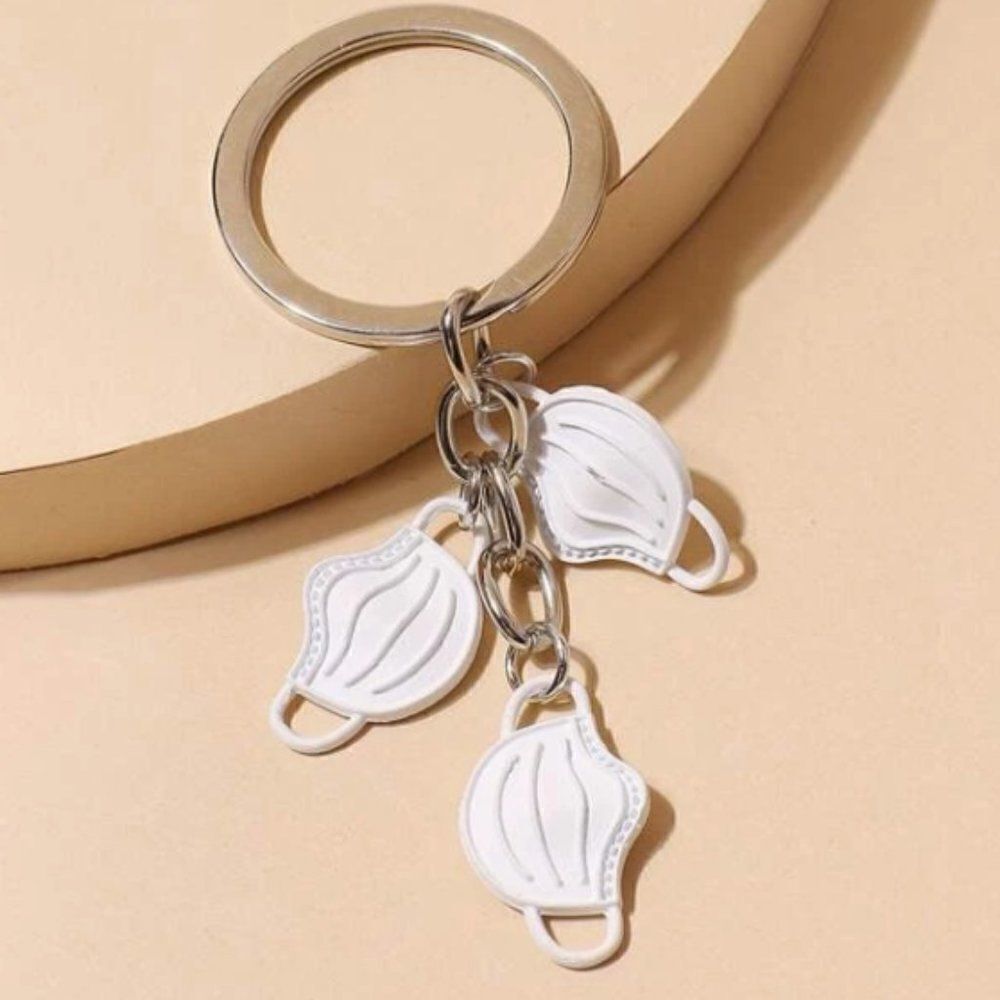 ✨Face Mask 😷 Charm Keychain 🔑✨